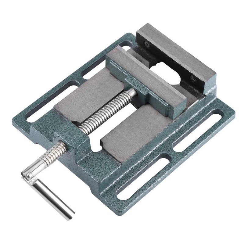 Ejoyous 6-Inch Drill Press Vise Cast Iron Drill Press Vice Industrial Heavy Duty Machine Vise Bench Clamp Vise for Milling, Drilling, Woodworking and Machinery Maintenance - Image 1